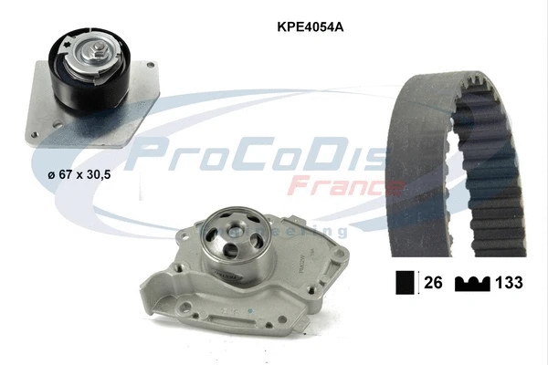 Water Pump & Timing Belt Kit (KPE4054A)