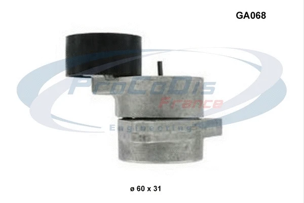 Tensioner Pulley, V-ribbed belt (GA068)