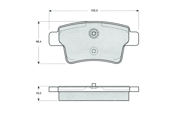 Brake Pad Set, disc brake (PF1482)