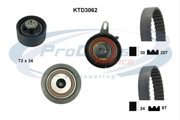 Timing Belt Kit (KTD3062)