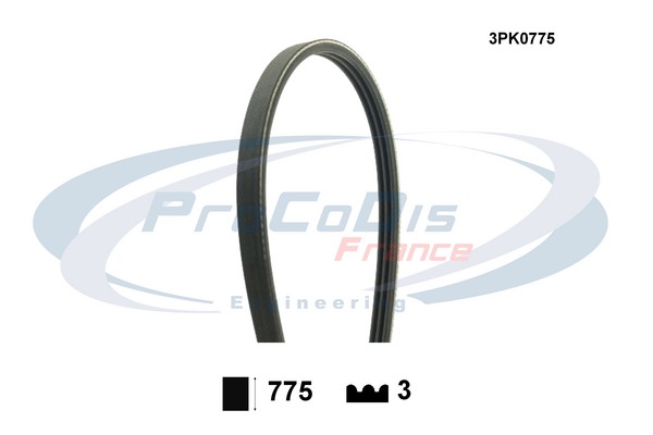 V-Ribbed Belt (3PK0775)