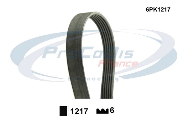 V-Ribbed Belt (6PK1217)