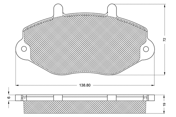 Brake Pad Set, disc brake (PF1192)
