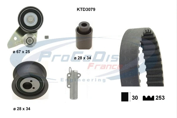 Timing Belt Kit (KTD3079)