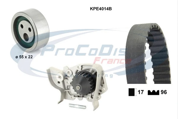 Water Pump & Timing Belt Kit (KPE4014B)