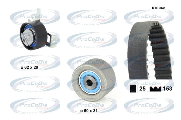 Timing Belt Kit (KTD2041)