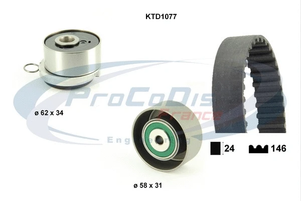 Timing Belt Kit (KTD1077)