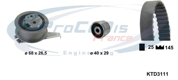 Timing Belt Kit (KTD3111)