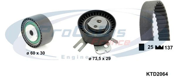Timing Belt Kit (KTD2064)