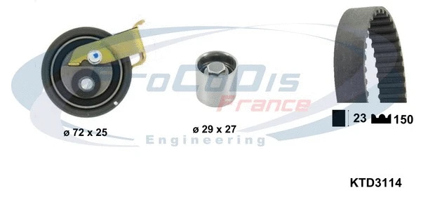 Timing Belt Kit (KTD3114)