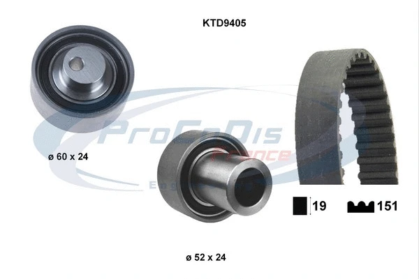 Timing Belt Kit (KTD9405)