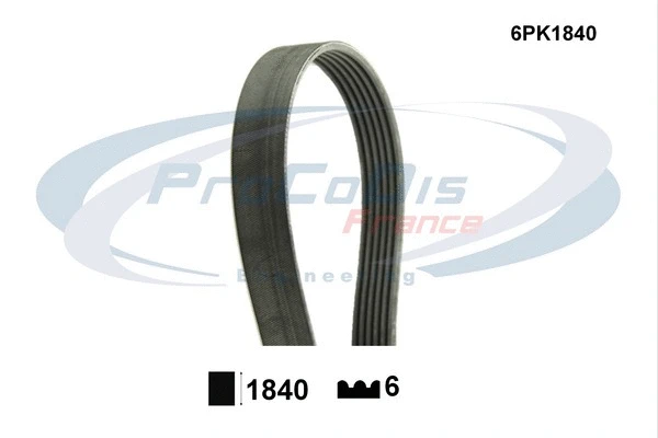 V-Ribbed Belt (6PK1840)