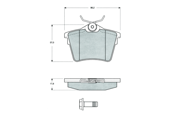 Brake Pad Set, disc brake (PF1469)