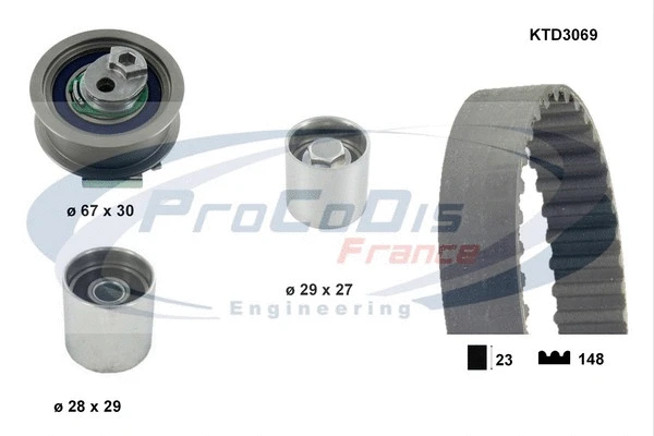 Timing Belt Kit (KTD3069)