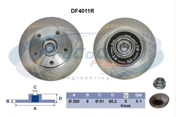 Brake Disc (DF4011R)