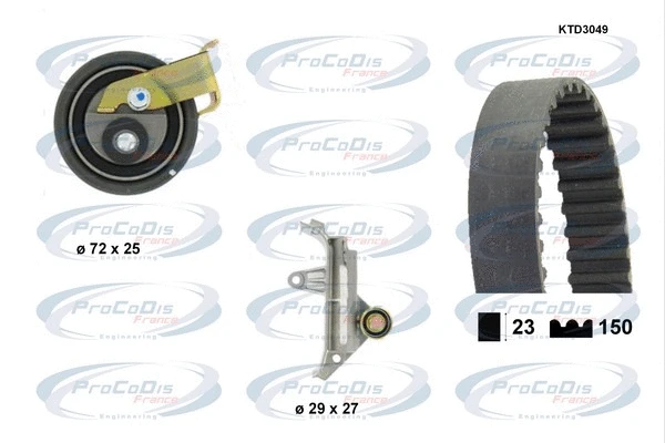 Timing Belt Kit (KTD3049)