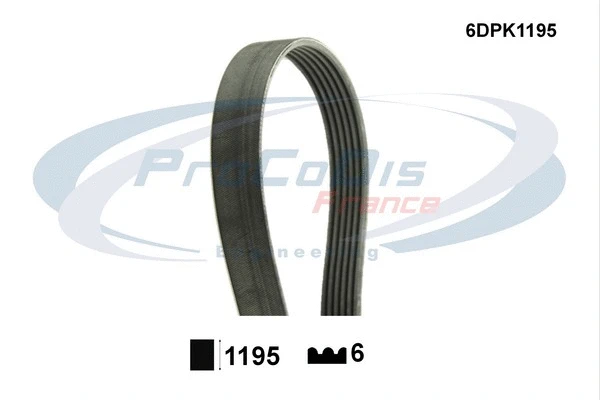 V-Ribbed Belt (6DPK1195)
