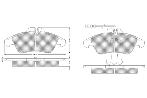 Brake Pad Set, disc brake (PF10931)