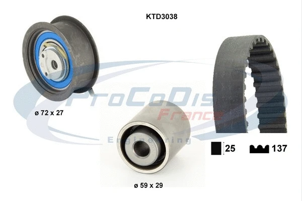 Timing Belt Kit (KTD3038)