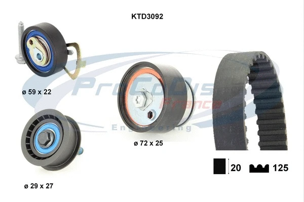 Timing Belt Kit (KTD3092)