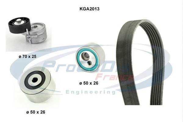 V-Ribbed Belt Set (KGA2013)