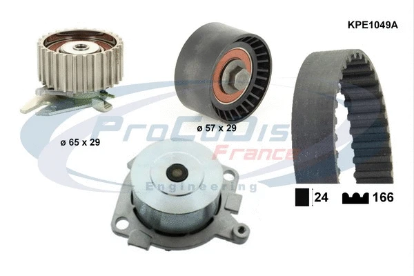 Water Pump & Timing Belt Kit (KPE1049A)