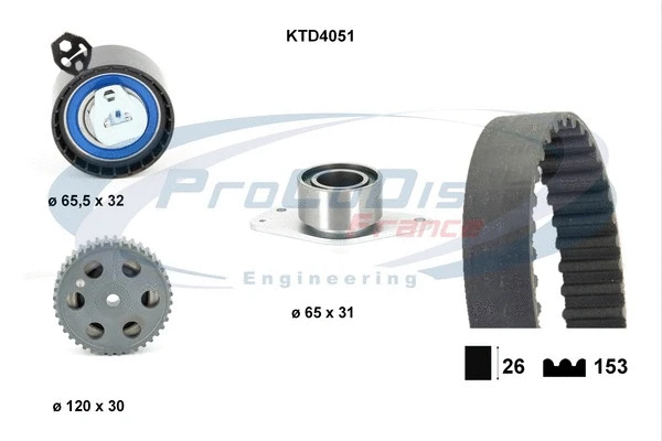 Timing Belt Kit (KTD4051)