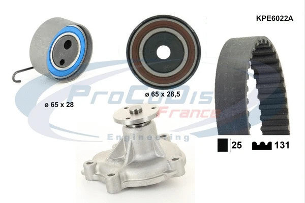 Water Pump & Timing Belt Kit (KPE6022A)