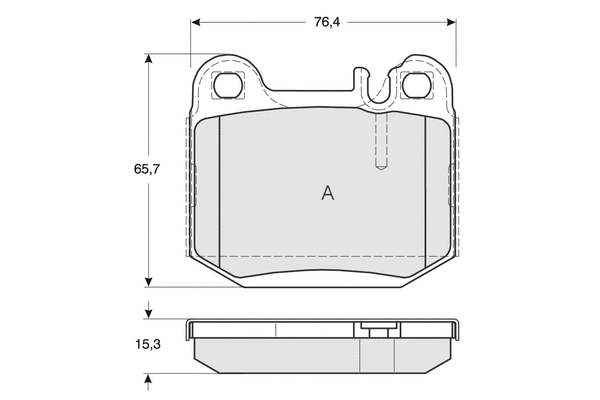 Brake Pad Set, disc brake (PF1286)