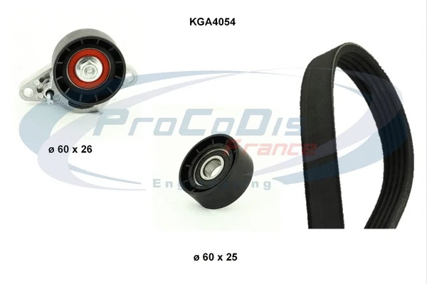 V-Ribbed Belt Set (KGA4054)