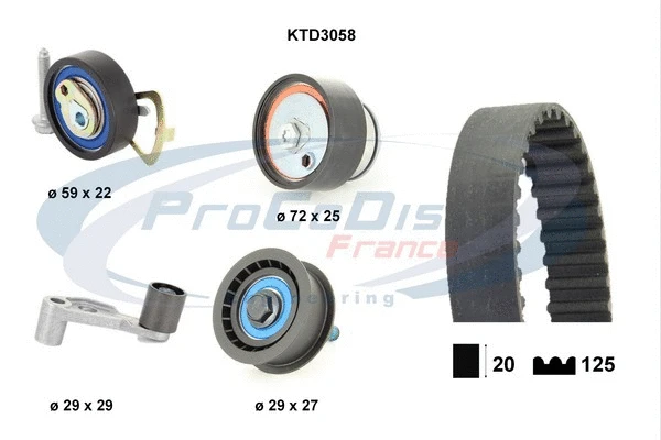 Timing Belt Kit (KTD3058)