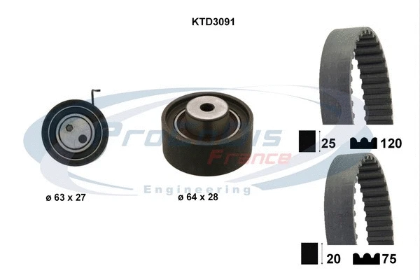 Timing Belt Kit (KTD3091)