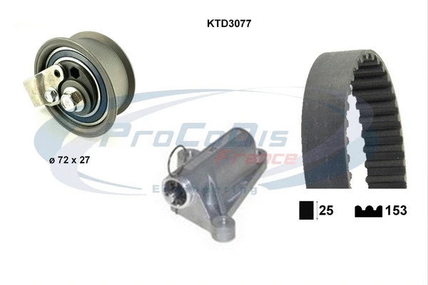 Timing Belt Kit (KTD3077)