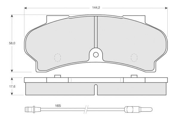 Brake Pad Set, disc brake (PF1240)