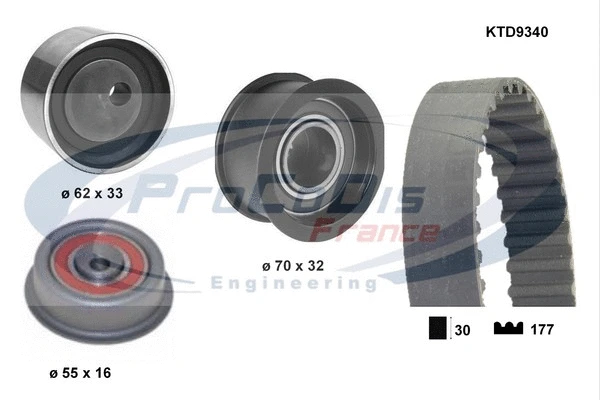 Timing Belt Kit (KTD9340)