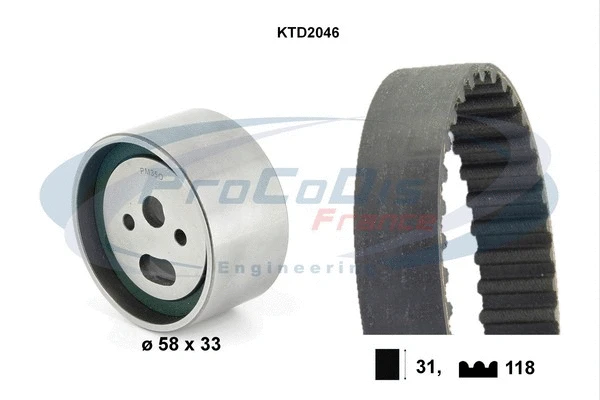 Timing Belt Kit (KTD2046)