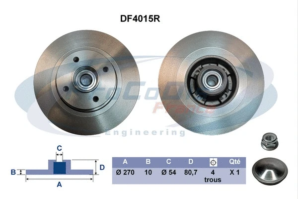 Brake Disc (DF4015R)