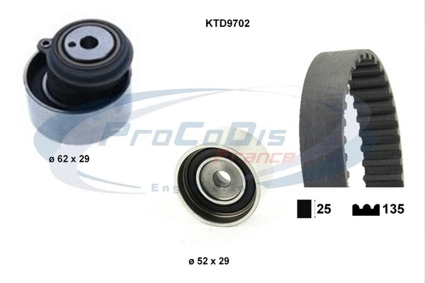 Timing Belt Kit (KTD9702)