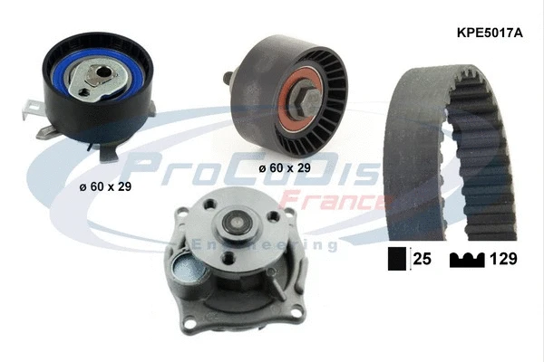 Water Pump & Timing Belt Kit (KPE5017A)