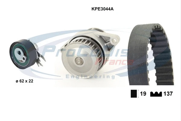 Water Pump & Timing Belt Kit (KPE3044A)
