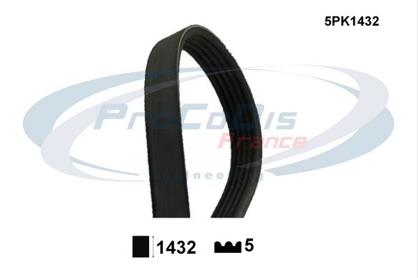 V-Ribbed Belt (5PK1432)