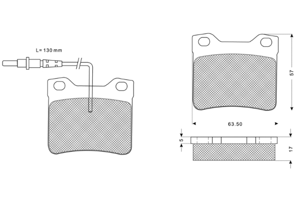 Brake Pad Set, disc brake (PF1195)