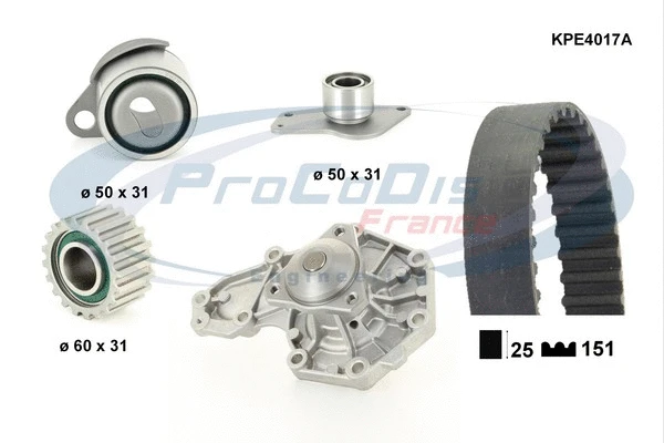 Water Pump & Timing Belt Kit (KPE4017A)