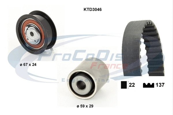 Timing Belt Kit (KTD3046)