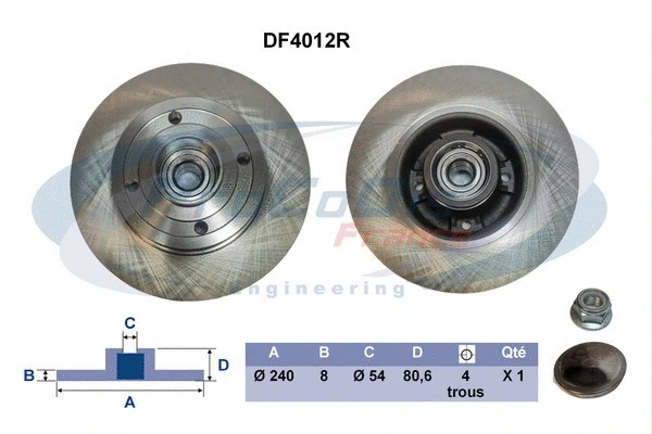 Brake Disc (DF4012R)