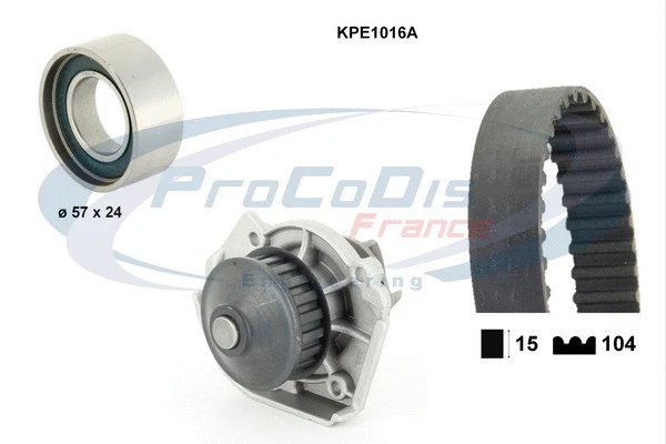 Water Pump & Timing Belt Kit (KPE1016A)