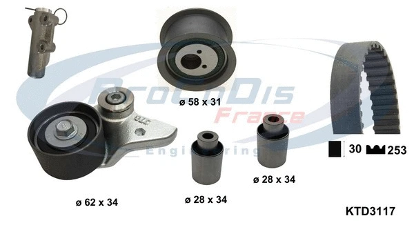 Timing Belt Kit (KTD3117)