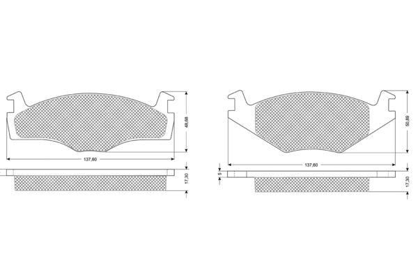 Brake Pad Set, disc brake (PF10141)