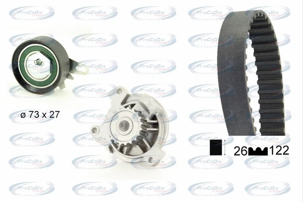 Water Pump & Timing Belt Kit (KPE3067A)