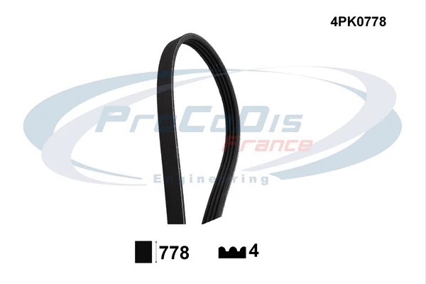 V-Ribbed Belt (4PK0778)